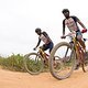 Siphosenkosi Madolo and Azukile Simayile of team TJ-SONGO-SPECIALIZED during stage 6 of the 2018 Absa Cape Epic Mountain Bike stage race held from Huguenot High in Wellington, South Africa on the 24th March 2018

Photo by Andrew McFadden/Cape Epic/