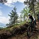 Zur Einstimmung fahren wir den Samonigg-Trail