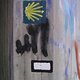 Jakobsweg: Graffiti-Zeichen