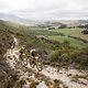 Nino Schurter and Lars Forster of SCOTT SRAM break away during stage 1 of the 2019 Absa Cape Epic Mountain Bike stage race held from Hermanus High School in Hermanus, South Africa on the 18th March 2019.

Photo by Nick Muzik/Cape Epic

PLEASE ENS
