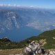 Blick vom Altissimo Sentiero d. Pace/601 Richtung Torbole/Riva 2000m.überm See