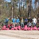 Einige Teilnehmer der Dresdner Müllsammelaktion im April 2022
