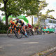 Das Damenfeld beim Start der 75 Kilometer langen Strecke: Nadine Rieder (vorne in grauem Trikot) feierte ihren ersten nationalen Marathontitel, die Favoritin Elisabeth Brandau (in orangenem Trikot) musste das Rennen vorzeitig aufgeben