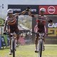 Andreas Seewald and Marc Stuzmann of Canyon SIDI win Stage 3 of the 2024 Absa Cape Epic Mountain Bike stage race from Saronsberg Wine Estate to CPUT, Wellington, South Africa on 20 March 2024. Photo by Nick Muzik/Cape Epic
PLEASE ENSURE THE APPROPRIA
