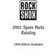 Rock Shox Spare Parts Katalog 2001 (1v50)