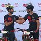 Steve Knabl and Thibaud Grizard of the BarBarians wish each other before setting off during the Prologue of the 2019 Absa Cape Epic Mountain Bike stage race held at the University of Cape Town in Cape Town, South Africa on the 17th March 2019.

Pho