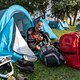 Übernachtet wird die ersten fünf Nächte im Zelt …
