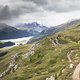 Der Corviglia Flow Trail ist ein echtes Meisterwerk für Kurvenräuber und auch für weniger geübte Biker gut zu fahren