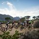 The leading UCI riders during stage 6 of the 2019 Absa Cape Epic Mountain Bike stage race from the University of Stellenbosch Sports Fields in Stellenbosch, South Africa on the 23rd March 2019

Photo by Nick Muzik/Cape Epic

PLEASE ENSURE THE APP