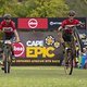 Phil Buys and Pieter du Toit during Stage 6 of the 2024 Absa Cape Epic Mountain Bike stage race from Stellenbosch to Stellenbosch, South Africa on 23 March 2024. Photo by Dom Barnardt / Cape Epic
PLEASE ENSURE THE APPROPRIATE CREDIT IS GIVEN TO THE P