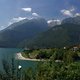 Panorama Molveno-See und Brenta, AlpenX auf der Marvin-Route
