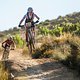 Amy Wakefield and Ariane Luthi in Banhoek Conservancy during stage 6 of the 2022 Absa Cape Epic Mountain Bike stage race from Stellenbosch to Stellenbosch, South Africa on the 26th March 2022.