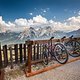 In der Mittagspause dürfen sich auch die Bikes eine Pause gönnen.