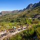 Riders during stage 1 of the 2022 Absa Cape Epic Mountain Bike stage race from Lourensford Wine
Estate to Lourensford Wine Estate, South Africa on the 21st March 2022. Photo Sam Clark/Cape Epic