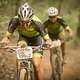 David Garrett and Rikus Visser of team Western Racing during stage 6 of the 2018 Absa Cape Epic Mountain Bike stage race held from Huguenot High in Wellington, South Africa on the 24th March 2018

Photo by Mark Sampson/Cape Epic/SPORTZPICS

PLEAS