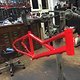 Cannondale Hooligan 2015, Acid red, ready for assembly.