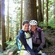 Hannah Barnes und ich auf Mt. Seymour