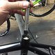 Better reach with the Proxxon extender to clean out the Seat Tube!