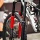 Am Rad von Jesse Melamed war eine neue RockShox Zeb verbaut.