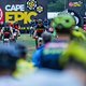 Fabian Rabensteiner and Wout Alleman head to the start line during stage 4 of the 2022 Absa Cape Epic Mountain Bike stage race from Elandskloof in Greyton to Elandskloof in Greyton, South Africa on the 24th March 2022. © Dom Barnardt / Cape Epic