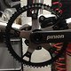 5 arm Spider with Gates 60T Belt wheel on the Hooligan with cranks...