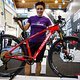 Sabine Spitz stattete nach dem gestrigen Rennen in Val di Sole ihrem Bikesponsor Wiawis einen Besuch ab
