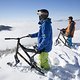Mountainbike-Spaß im frischen Pulverschnee?