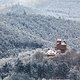 Die Burg Berwartstein im Schnee