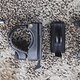 Alternativ liegt neben der Halterung für den Lenker auch eine GoPro Halterungsaufnahme bei, mit der es sich auch auf dem Helm, oder unter einem Radcomputer befestigen lässt.