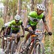 Baphelele Mbobo and Luyanda Thobigunya during stage 2 of the 2019 Absa Cape Epic Mountain Bike stage race from Hermanus High School in Hermanus to Oak Valley Estate in Elgin, South Africa on the 19th March 2019

Photo by Sam Clark/Cape Epic

PLEA