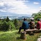 Von hier hat man auch eine grandiose Aussicht zum Verschnaufen.