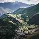 Zwischendurch hat man immer wieder eine tolle Aussicht auf La Thuile und die umliegenden Berge