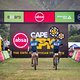 Karl Platt and Christoph Sauser during stage 4 of the 2022 Absa Cape Epic Mountain Bike stage race from Elandskloof in
Greyton to Elandskloof in Greyton, South Africa on the 24th March 2022. Photo Sam Clark/Cape Epic