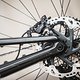 Gebremst wird mit einer Shimano XT-Bremsanlage