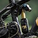 Bei Vieras Bike kommt der neue Fox-Dämpfer zum Einsatz.