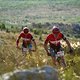 Alan Hatherly and Matt Beers of Specialized Foundation NAD during stage 5 of  the 2019 Absa Cape Epic Mountain Bike stage race held from Oak Valley Estate in Elgin to the University of Stellenbosch Sports Fields in Stellenbosch, South Africa on the 2
