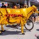 Eine goldene Kuh bei Trek.