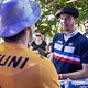 Loic Bruni is seen during athlete signing at Crankworx in Rotorua, New Zealand on March 21, 2019