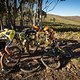 Einmalige Aktion - Centurion Vaude gibt Topeak Ergon im Gelben Trikot zwei Laufräder ab  - Foto von Nick Muzik-Cape Epic-SPORTZPICS