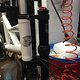 Cannondale Hooligan, test fitting the Lefty Jake