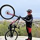 Fertig – das „E“-Bike von Fischi für den City-Downhill in Valpariso.