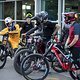 Riders learning and riding with their heros, Brook MacDonald, Loic Bruni and Finn Iles at the Red Bull Ride Day during Crankworxs at Skyline Skyrides in Rotorua, New Zealand on March 19, 2019