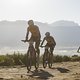 Matt Beers and Keegan Swenson during Stage 3 of the 2025 Absa Cape Epic Mountain Bike stage race held at Fairview, Paarl, Cape Town, South Africa on the 19th March 2025. Photo by Nick Muzik/Cape Epic
PLEASE ENSURE THE APPROPRIATE CREDIT IS GIVEN TO T