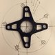 Pinion Spider with 104BCD to Gates 130BCD Adapter, Plan B