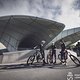 Die Stationen der Hungerburgbahn, entworfen von Zaha Hadid, sorgen für einen futuristischen Bike Shuttle zu den local Trails.