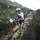 Jiujiang Mi and Jun Zhu of CHINA MTB at the portage down the Gantouw Pass during stage 5 of the 2019 Absa Cape Epic Mountain Bike stage race held from Oak Valley Estate in Elgin to the University of Stellenbosch Sports Fields in Stellenbosch, South A