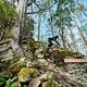 Ronan Dunne competes during the Red Bull Hardline practice session at Maydena Bike Park on February 24, 2024 in Tasmania, Australia. // Brett Hemmings / Red Bull Content Pool // SI202402240022 // Usage for editorial use only //