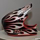 Troy Lee D2 White Flame Carbon