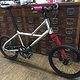 Cannondale Hooligan 2017, Crazy Pink Fork, Alfine 11 with new 2014 XT Brakes.