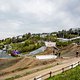 Das Slopestyle-Gelände: noch ist nicht allzuviel los.